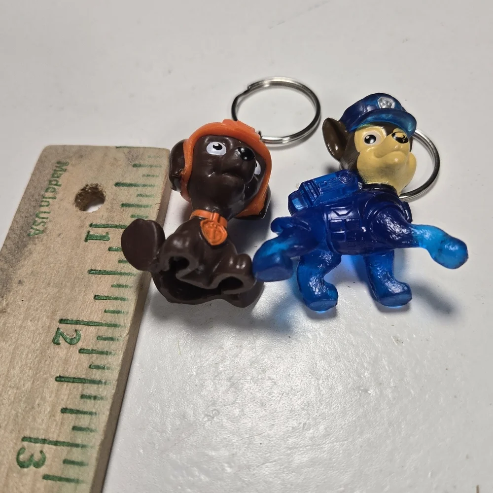 2 Paw Patrol Keychains 1.5